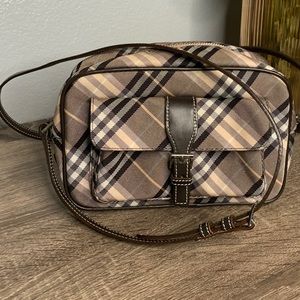 Authentic Burberry blue label crossbody bag